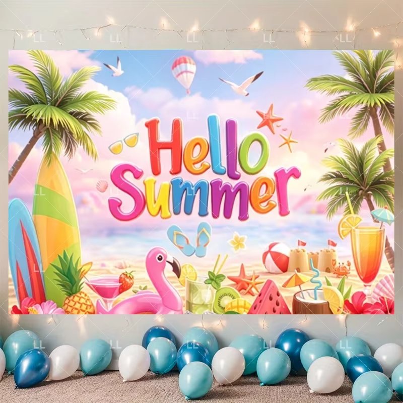 Summer Hawaii Beach Party Deco - Baby Clothing Hawaii のレビューと価格