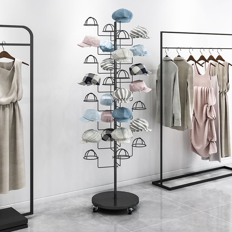 Hat display stand Floor-to-cei - Baby Clothing Hanging Rack のレビューと価格
