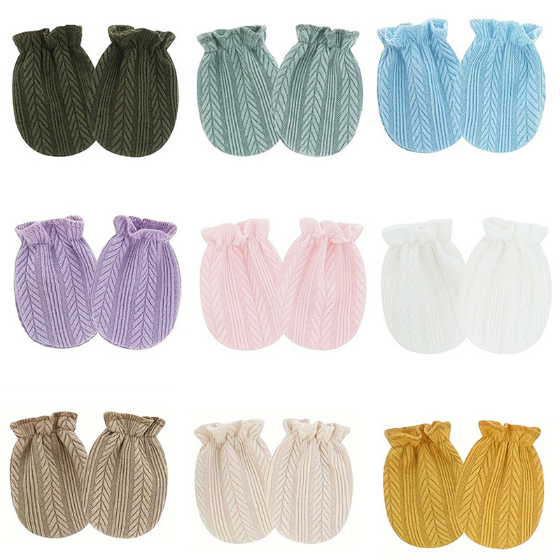 6 Pairs/lot Newborn Gloves Sol - Baby Mittens Scratch のレビューと価格