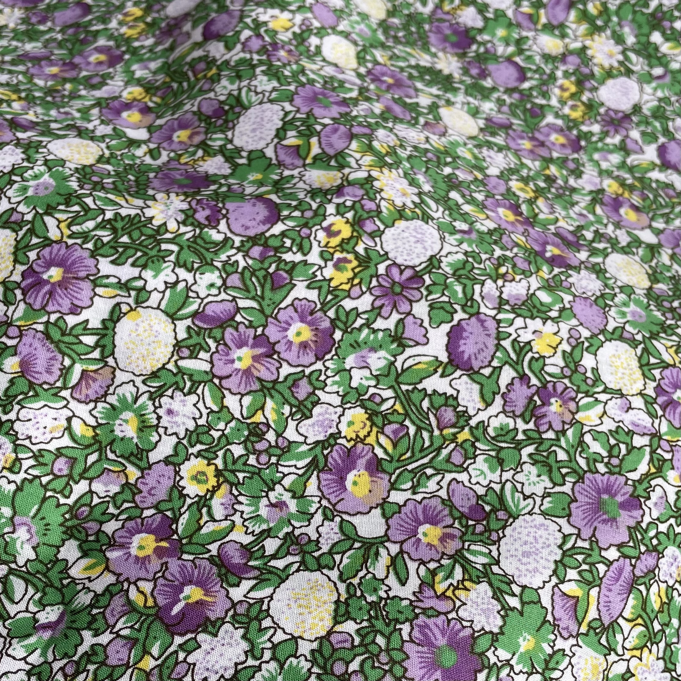 Colorful Floral Plants 100%Cot - Baby Clothing Material のレビューと価格
